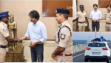CM Vijay congratulated the Police officer