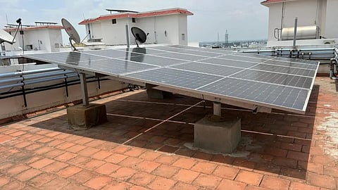 Rooftop solar panel