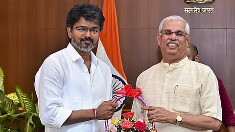 CM Vijay extended his congratulations to the governor Arlekar