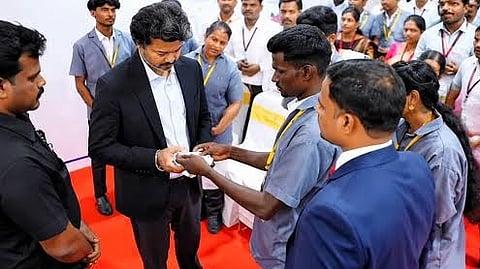 CM Vijay fulfilled the differently abled person's demand