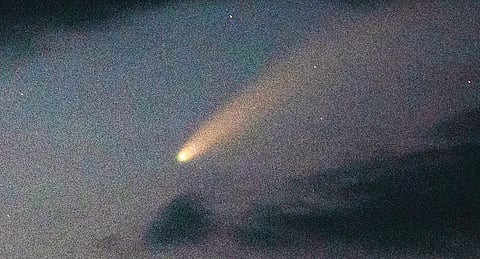 পৃথিৱী অভিমুখে ধাৱবান ধূমকেতুৰ ফটো তুলিলে মঙলদৈৰ যুৱকে