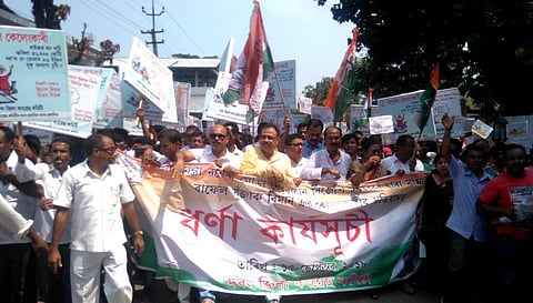 দৰং জিলা কংগ্ৰেছৰ ৰাফেল যুজাৰু বিমান কেলংকাৰীৰ উচিত তদন্ত বিচাৰি ধৰ্ণা কাৰ্যসূচী ৰূপায়ন