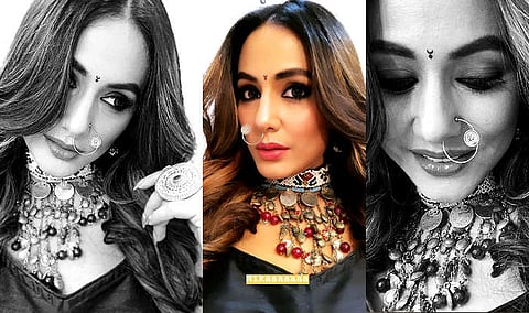 হিনা খানে প্ৰকাশ কৰিলে প্ৰথম দিনৰ 'কমলিকা'ৰ লুক