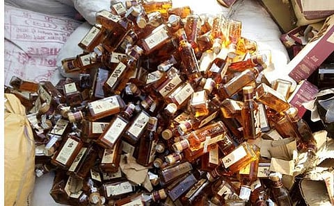 বকোত স্থানীয় পনীয়া দ্ৰব্য জব্দ আৰু ধ্বংস