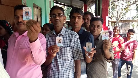 লোকসভা নিৰ্বাচন: ৩ বজালৈকে ভোটদানৰ হাৰ ৫৯.৪৬%