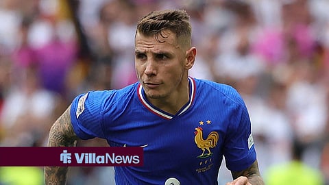 Lucas Digne in action for the France national team