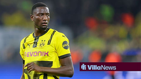 Serhou Guirassy in action for Borussia Dortmund