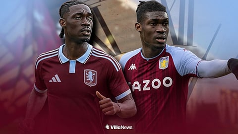 Yves Bissouma in Aston Villa shirts
