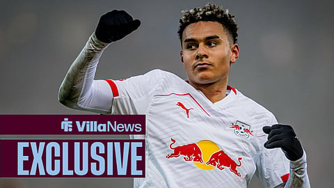 Antonio Nusa playing for RB Leipzig