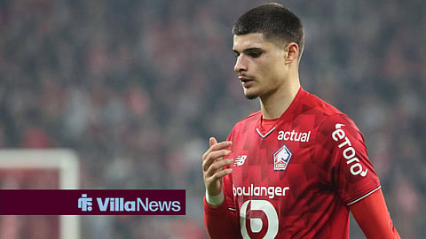 Matias Fernandez-Pardo in action for Lille vs FC Lorient in Ligue 1 2025-26
