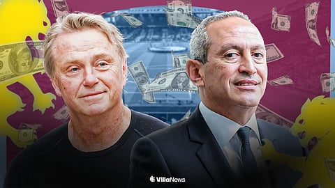 Wes Edens smiling and Nassef Sawiris smiling