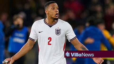 Ezri Konsa in an England shirt