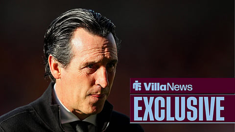Unai Emery pictured ahead of an Aston Villa match