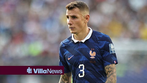 Lucas Digne playing for France