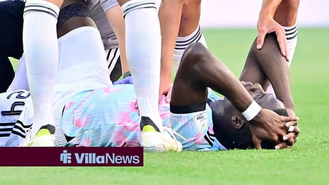 Amadou Onana in pain for Belgium