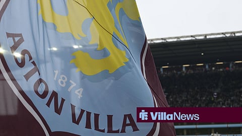 Aston Villa flag at Villa Park