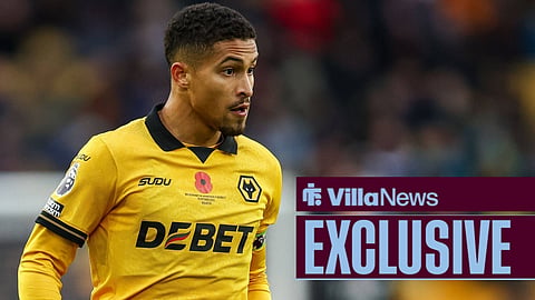 Joao Gomes playing for Wolves