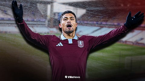 Joao Gomes in an Aston Villa shirt