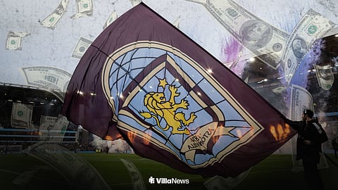 Flag waving at Villa Park 