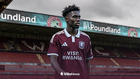 Modou Keba Cisse playing for Aston Villa at Walsall