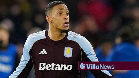 Ezri Konsa playing for Aston Villa