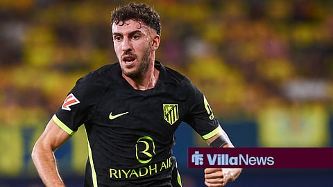 Matteo Ruggeri in action for Atletico Madrid in sprinting