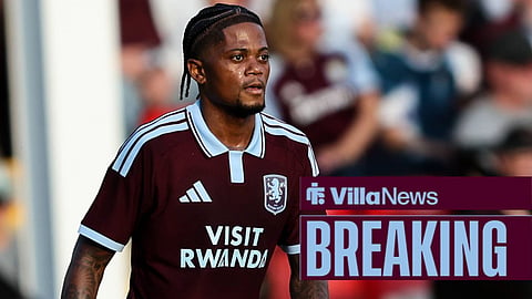 Leon Bailey playing for Aston Villa
