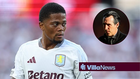 Leon Bailey and Aston Villa boss Unai Emery