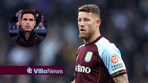 Aston Villa star Ross Barkley and Mikel Arteta 