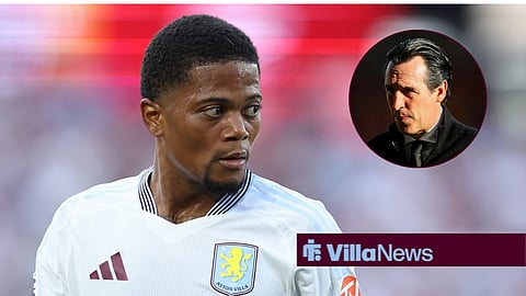 Leon Bailey and Aston Villa boss Unai Emery