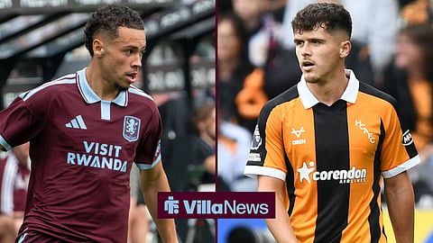Alysson playing for Aston Villa and Ryan Giles playing for Hull City