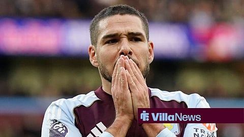 Emi Buendia in action for Aston Villa