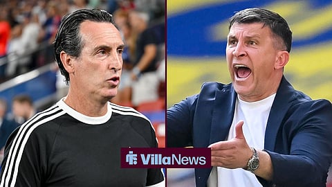 Unai Emery and Sergej Jakirovic in a side-by-side image