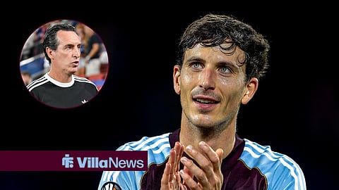 Pau Torres and Aston Villa boss Unai Emery