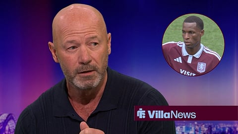Alan Shearer speaking on Match of the Day and Nicolas Jackson playing for Aston Villa