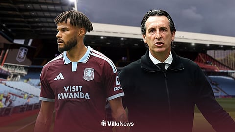 Tyrone Mings in action for Aston Villa and Unai Emery ahead of Villa Park.
