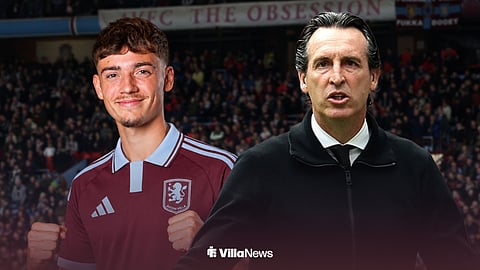 Aston Villa gem Woody Burgess and Unai Emery