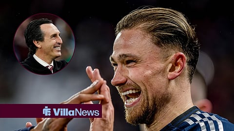 Aston Villa star Matty Cash and Unai Emery