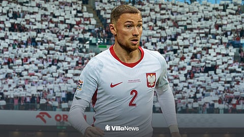 Matty Cash in action for Poland