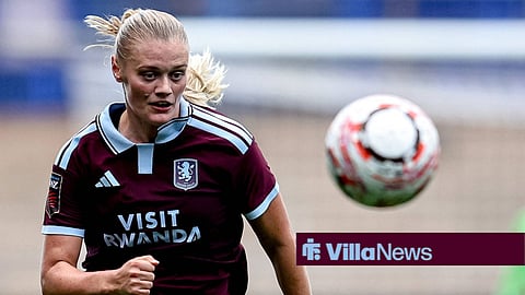 Mathilda Harviken in action for Aston Villa Women in WSL