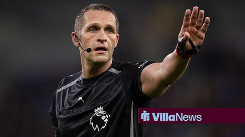 Premier League referee Craig Pawson during the Premier League match between Everton and Tottenham Hotspur October 26, 2025