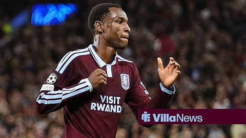 Nicolas Jackson celebrating for Aston Villa
