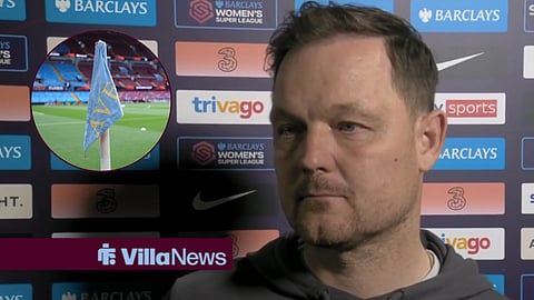 Brian Sorensen in an interview looking at Villa Park