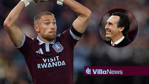 Aston Villa star Matty Cash and Unai Emery
