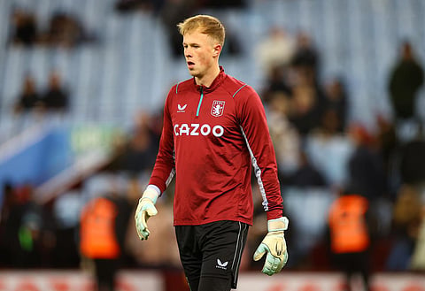 Aston Villa Academy: Goalkeeper Filip Marschall rejoins Gateshead on loan