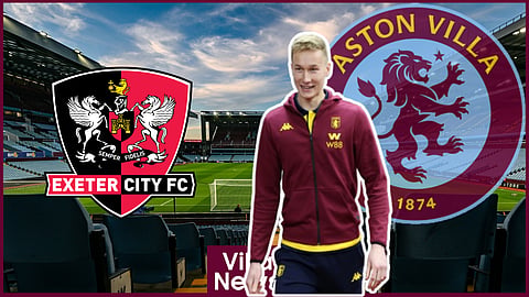 Aston Villa loanee Viljami Sinisalo highly praised while on loan with Exeter City
