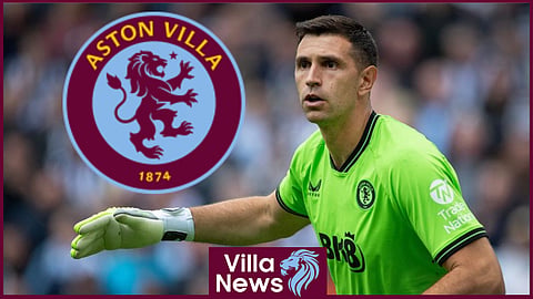 Aston Villa goalkeeper Emiliano Martinez