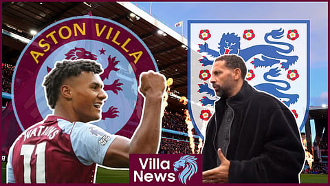 Rio Ferdinand names Ollie Watkins in running for best English player [Credit: @FIVEUK on X]