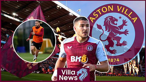 Emi Buendia has returned to Aston Villa training [Credit: Instagram]
