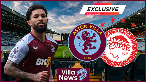Aston Villa midfielder Douglas Luiz was not at his best against Chelsea